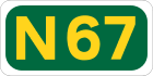 N67 road shield}}
