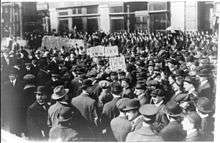 IWW demonstration, New York, 1914