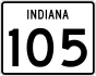 State Road 105 marker