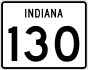 State Road 130 marker