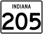 State Road 205 marker