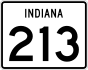 State Road 213 marker