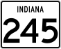 State Road 245 marker
