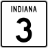 State Road 3 marker