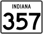 State Road 357 marker