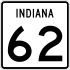 State Road 62 marker