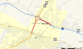 Map of Interstate 790