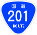 National Route 201 shield