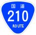 National Route 210 shield