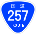 National Route 257 shield