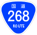National Route 268 shield