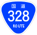 National Route 328 shield