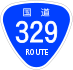 National Route 329 shield