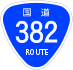 National Route 382 shield