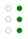 ⠸ (braille pattern dots-456)