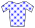 A bluedotted jersey