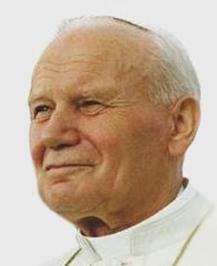 Pope John Paul II on 12 August 1993 in Denver (Colorado)
