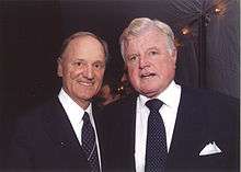 John J. Donovan with Senator Ted Kennedy