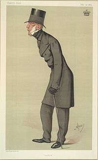 "Suffolk", a caricature by "Ape" published in Vanity Fair in 1875.