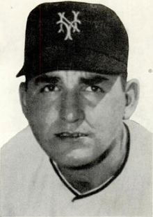 New York Giants pitcher Johnny Antonelli in a 1954 issue of Baseball Digest.
