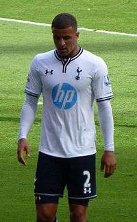 Walker playing for Tottenham Hotspur