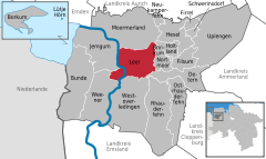Leer (Ostfriesland) in LER.svg