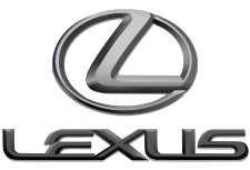 Circle-shaped logo with the letter 'L', above the word 'Lexus'.