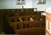 A picture of the prison chapel at Lincoln Castle