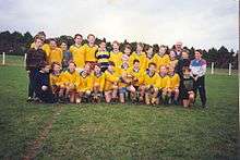 Team photo of the 1991 U12 team captained by Liam Mulcahy.