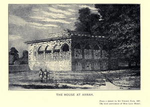 "The House at Arrah - From a sketch by Sir Vincent Eyre, 1857" from "A turning point in the Indian Mutiny" (1910) by Isabel Giberne Sieveking
