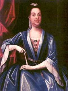 Portrait purported to be of Lord Cornbury in women's clothing