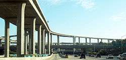 The Los Angeles Freeway Interchange.