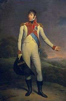 Portrait of King Louis Bonaparte of Holland in military uniform