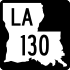 Louisiana Highway 130 marker