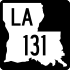 Louisiana Highway 131 marker