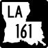Louisiana Highway 161 marker
