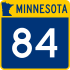 Trunk Highway 84 marker