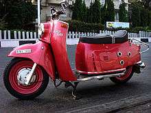 One of the largest scooters of the classic age