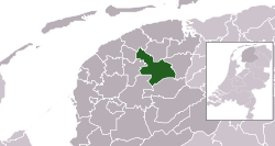 Location of Tytsjerksteradiel