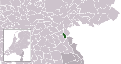 Location of Mook en Middelaar