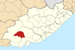 Location in the Eastern Cape