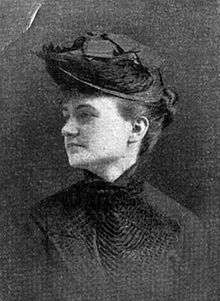 Photograph of author Martha Strudwick Young, ca. 1897.