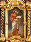 Matthew the Evangelist with a quill and his gospel
