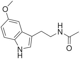 2d structure of melatonin