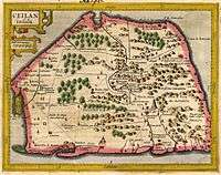 1555 Gerardus Mercator map