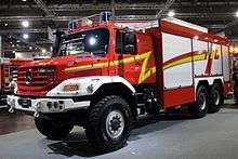 Mercedes-Benz Zetros 2733 6x6 Heavy fire rescue truck