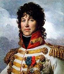 Portrait of Marshal Joachim Murat in a showy white uniform