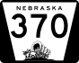 Nebraska Highway 370 marker
