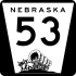 Nebraska Highway 53 marker