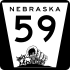 Nebraska Highway 59 marker